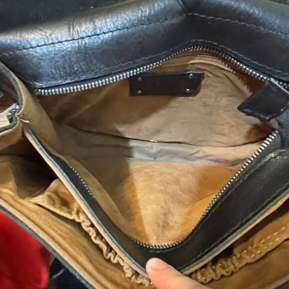 Patricia Nash Black London Saddle Bag - Picture 4 of 7